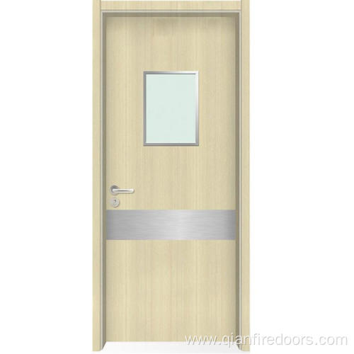 Hospital office main solid door waterproof front doors